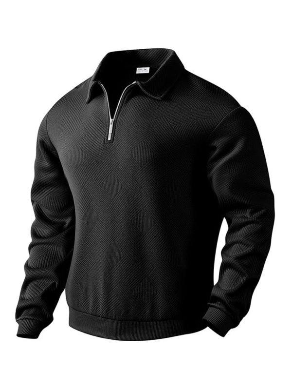 Men's Half Zip Sweatshirt Long Sleeve
