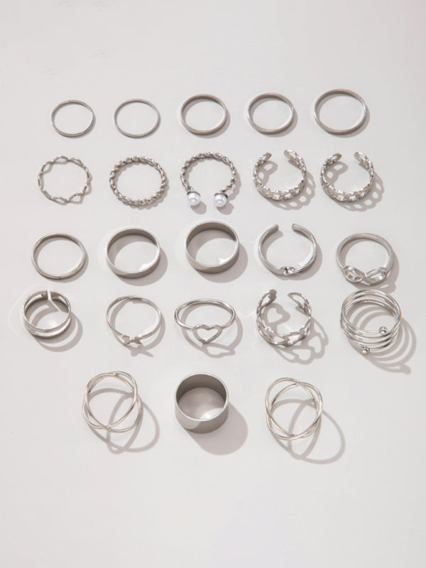 Womens Gold Plated Rings (22 Pack)