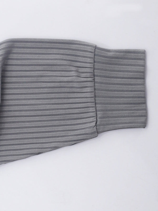 New Men's Long Sleeve T-Shirt Long Sleeve Lapel Polo Shirt