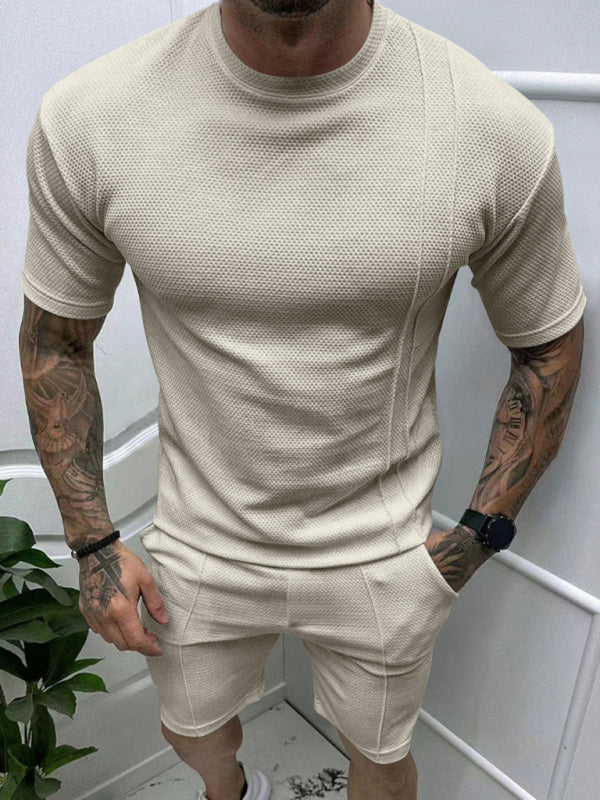 Casual shorts short sleeve suit