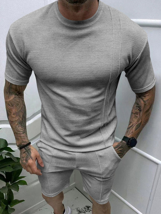 Casual shorts short sleeve suit