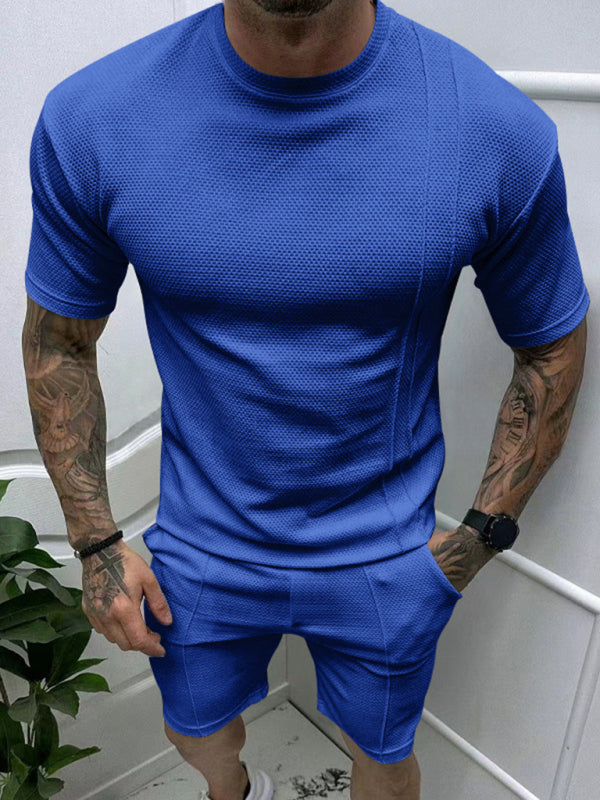 Casual shorts short sleeve suit