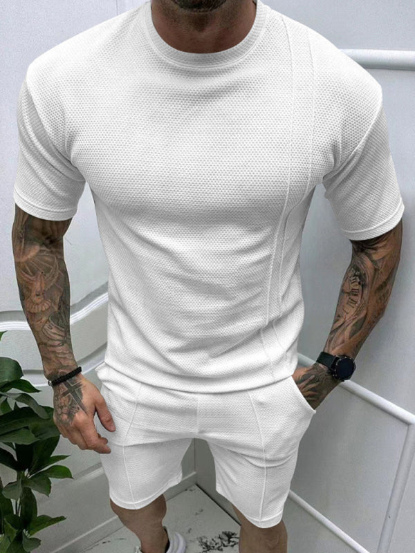 Casual shorts short sleeve suit