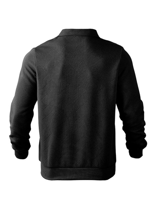 Men's Half Zip Sweatshirt Long Sleeve