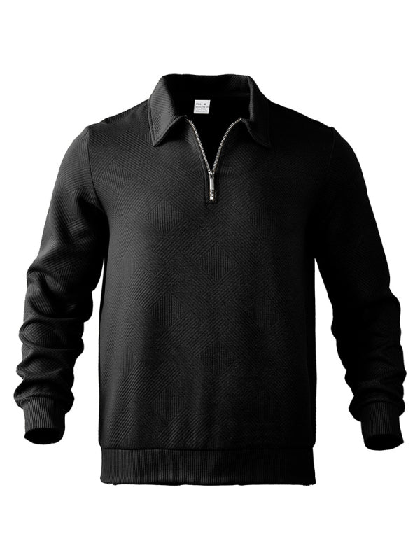 Men's Half Zip Sweatshirt Long Sleeve