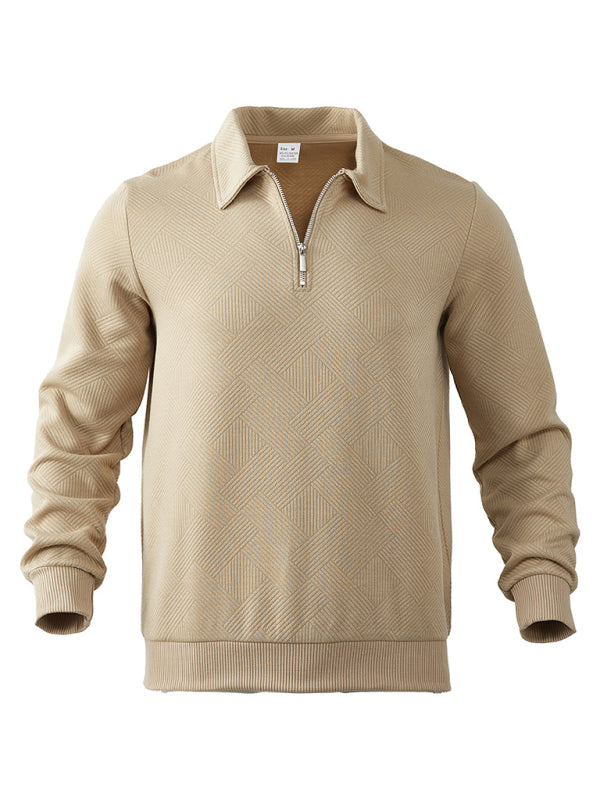 Men's Half Zip Sweatshirt Long Sleeve