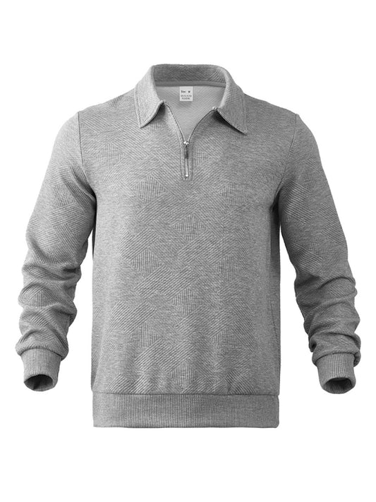 Men's Half Zip Sweatshirt Long Sleeve