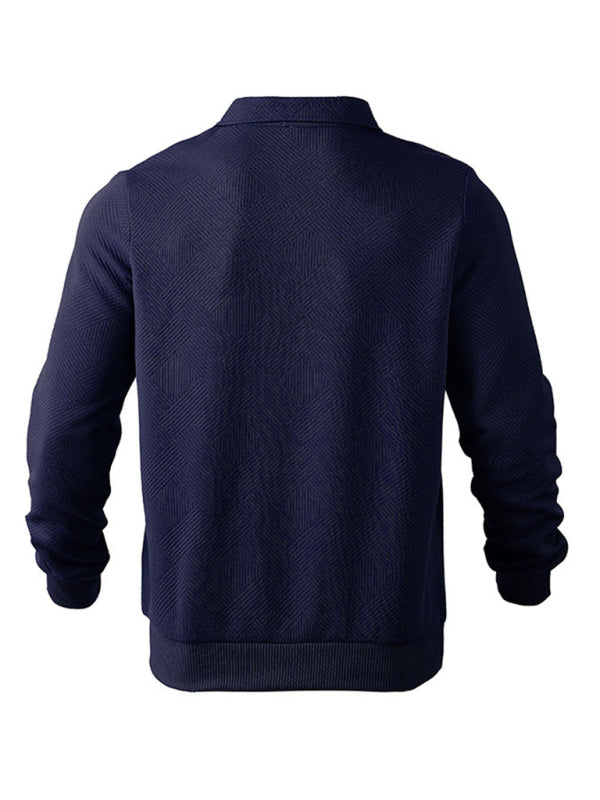 Men's Half Zip Sweatshirt Long Sleeve