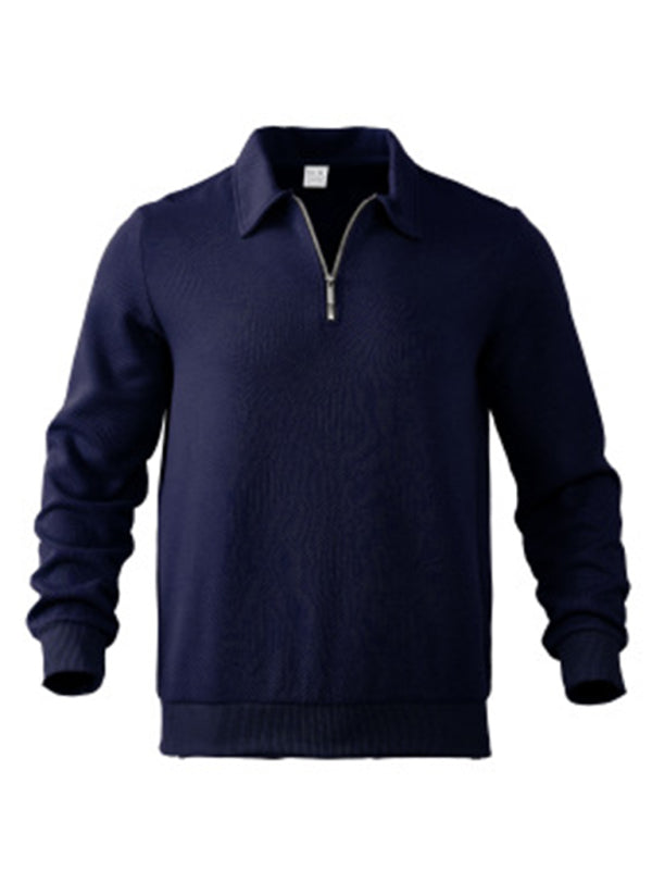 Men's Half Zip Sweatshirt Long Sleeve