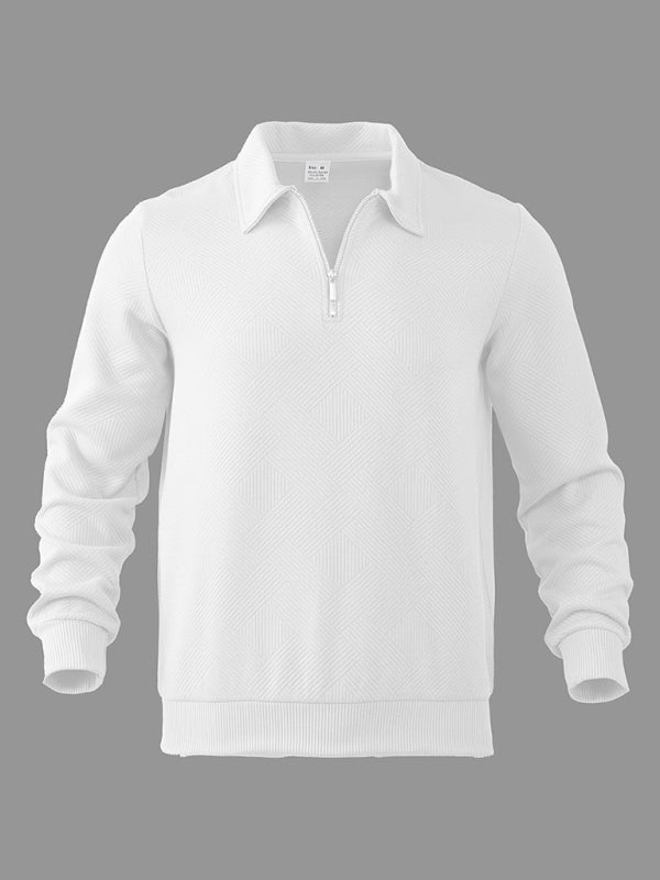 Men's Half Zip Sweatshirt Long Sleeve
